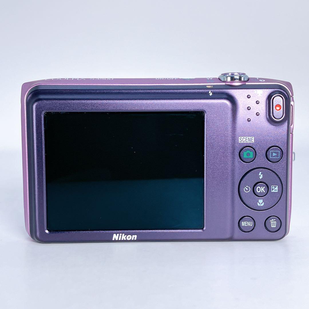 【入学式の使用に】Nikon COOLPIX S3500PP パープル