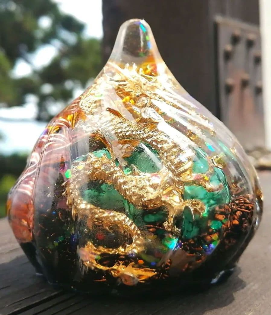 W✧DRAGONS✧ねじねじ✧宝珠型のオルゴナイト❤りりはさま❤専用です