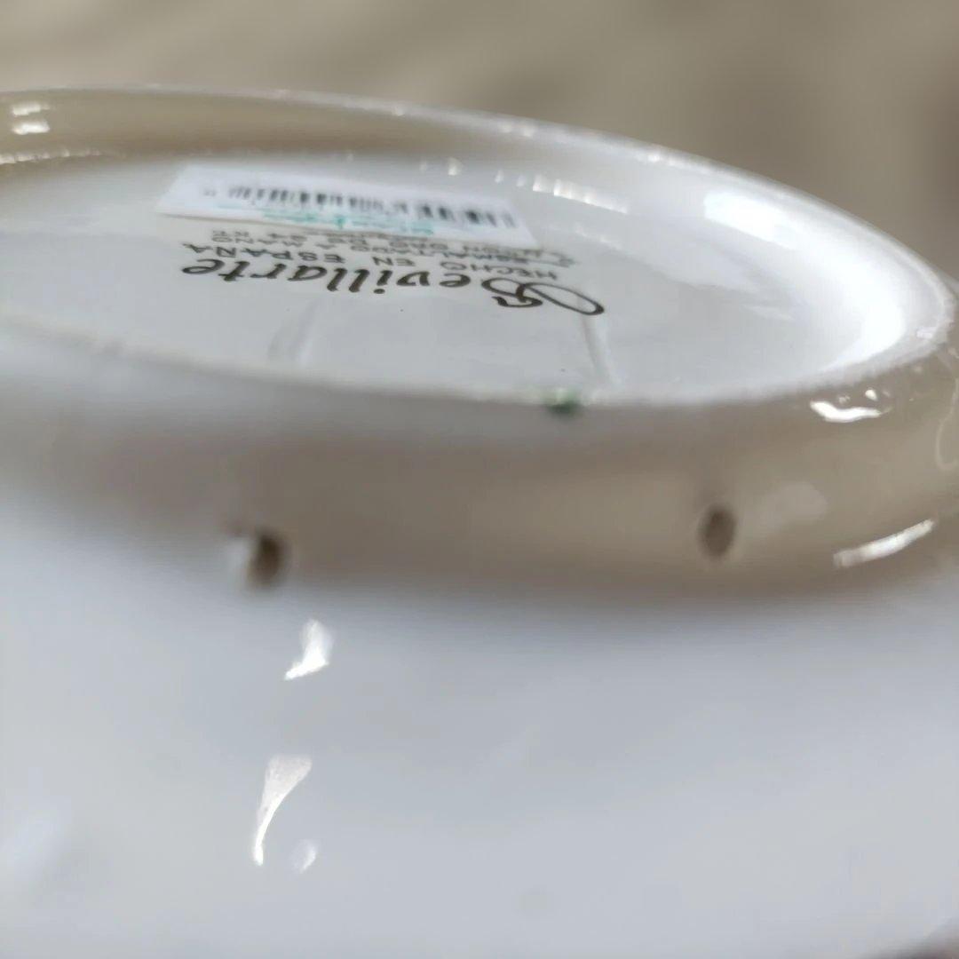 ❦セビリア焼　陶器プレート　タイル　壁掛け　飾り　鍋敷き　スタンド付