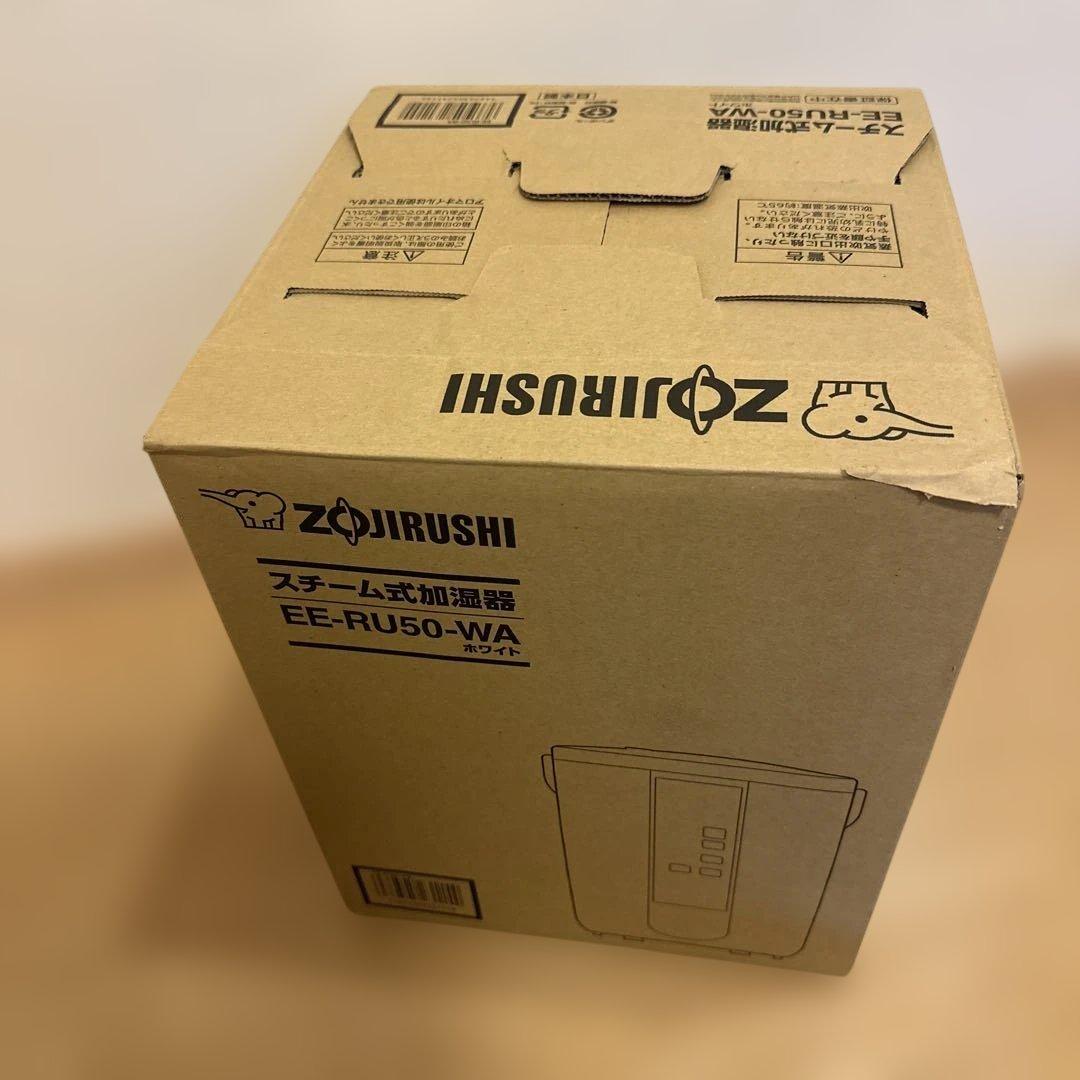 新品未使用　象印　スチーム式加湿器　EE-RU50-WA