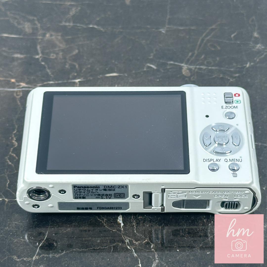【美品】Panasonic LUMIX DMC-ZX1 ホワイト コンデジ