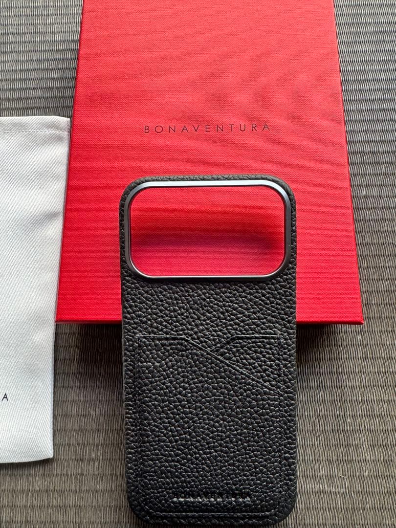 正規品BONAVENTURA iPhone17 Pro Maxケースブラック新品