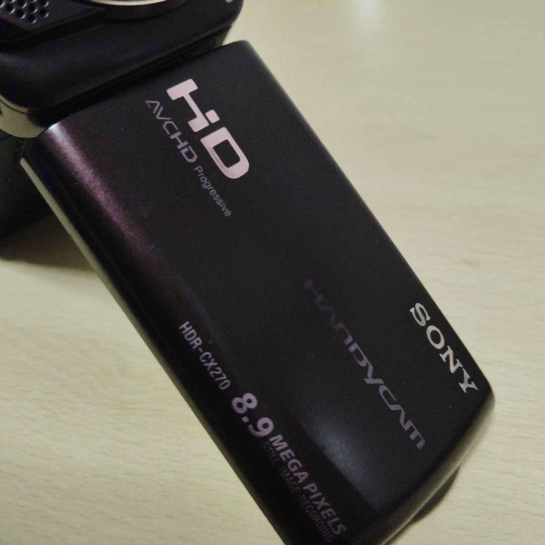 SONY ビデオカメラ本体 BC-TRVバッテリー付きHDR―CX270V