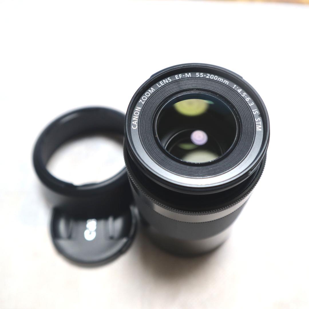 Canon キヤノン EF-M 55-200mm IS STM 望遠レンズ
