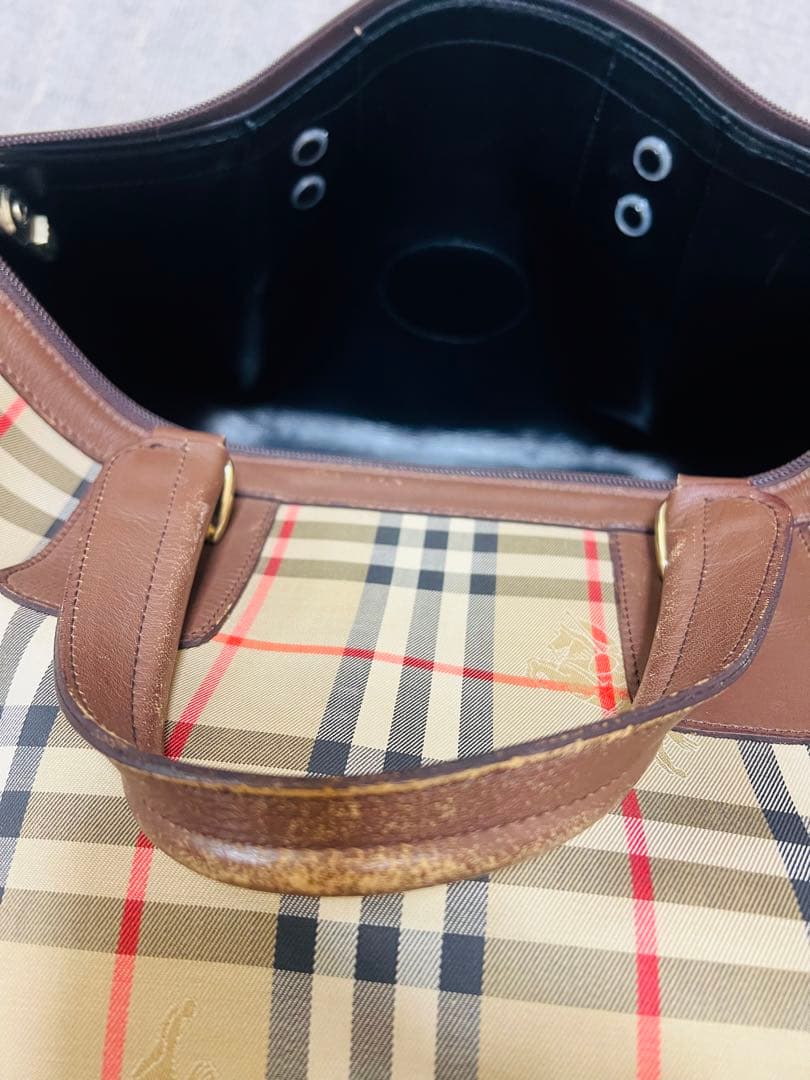 Burberry's 大容量ボストンバッグ ノバチェック柄