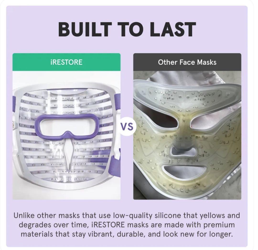 LED光療法　マスク　iRestore Illumina face mask