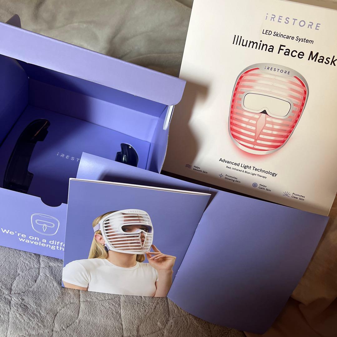 LED光療法　マスク　iRestore Illumina face mask