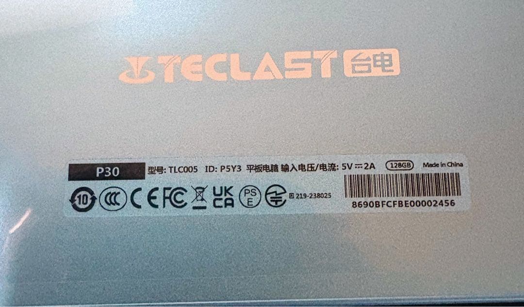 TECLAST Android 15 タブレット 12GB+128GB