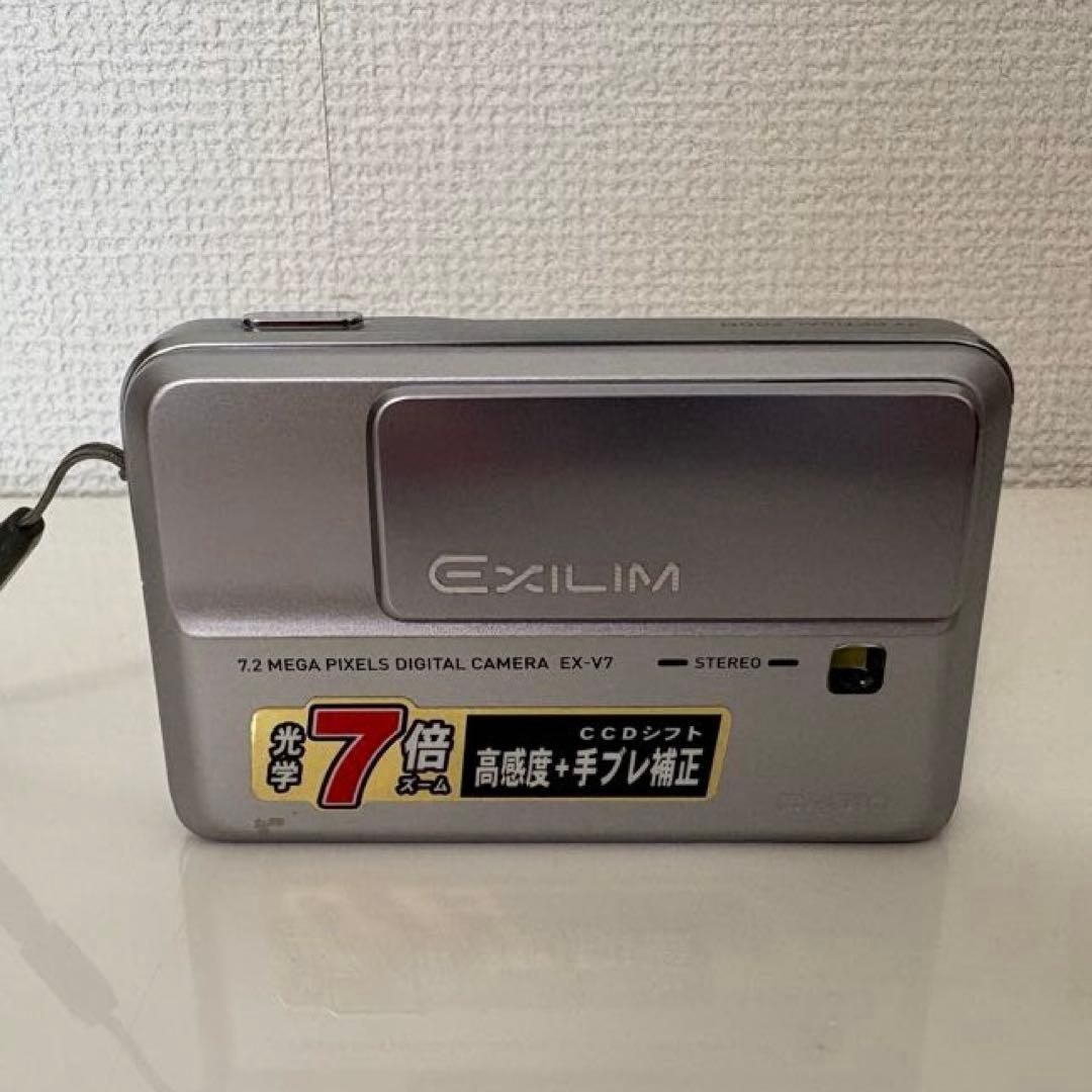 【動作確認済・良品】EXILIM EX-V7 コンパクトデジタルカメラ