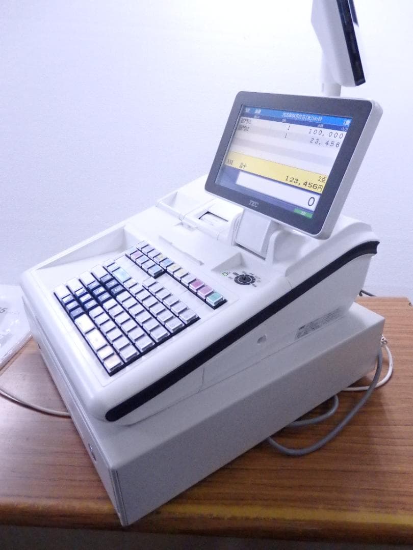 1040美品現行機種 店名等設定無料 スキャナー付 MA-3055 レジスター