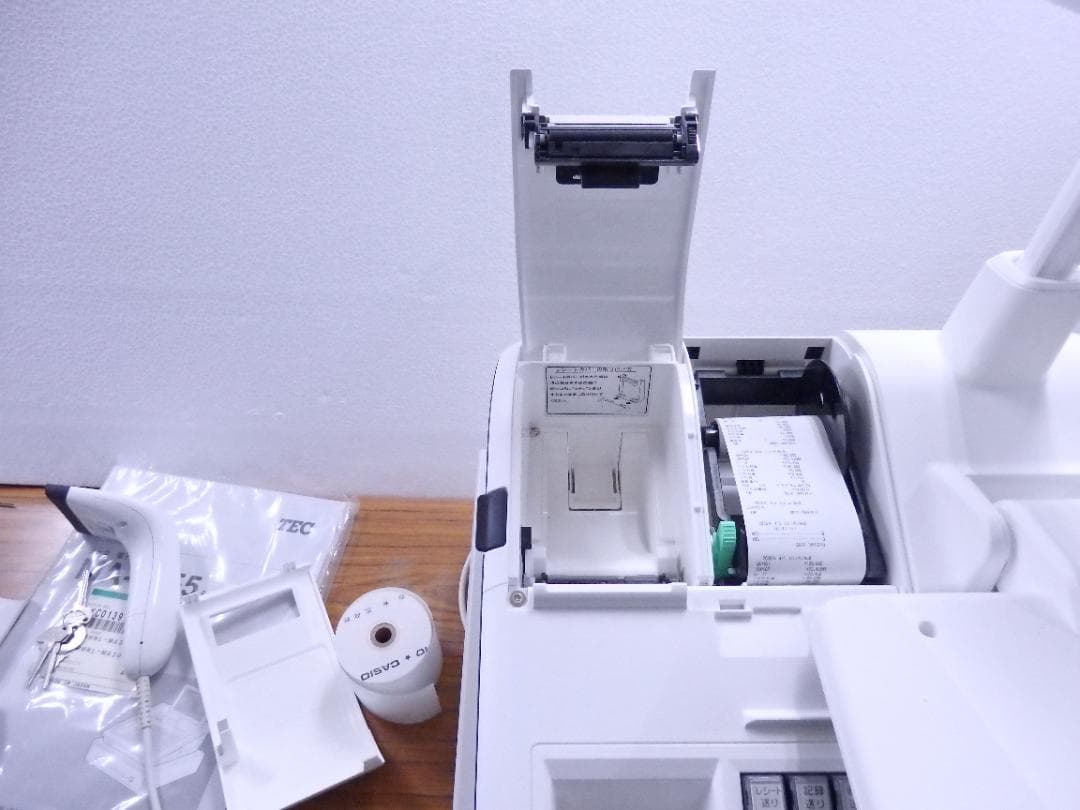 1040美品現行機種 店名等設定無料 スキャナー付 MA-3055 レジスター