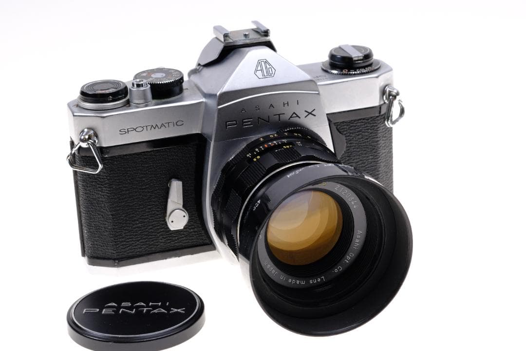 PENTAX SP + 55mm f/2 【露出計動作・モルト交換済】