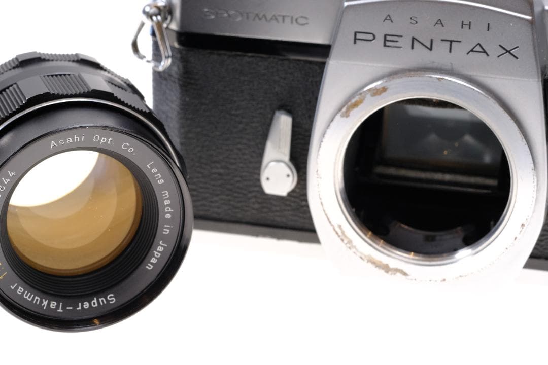 PENTAX SP + 55mm f/2 【露出計動作・モルト交換済】