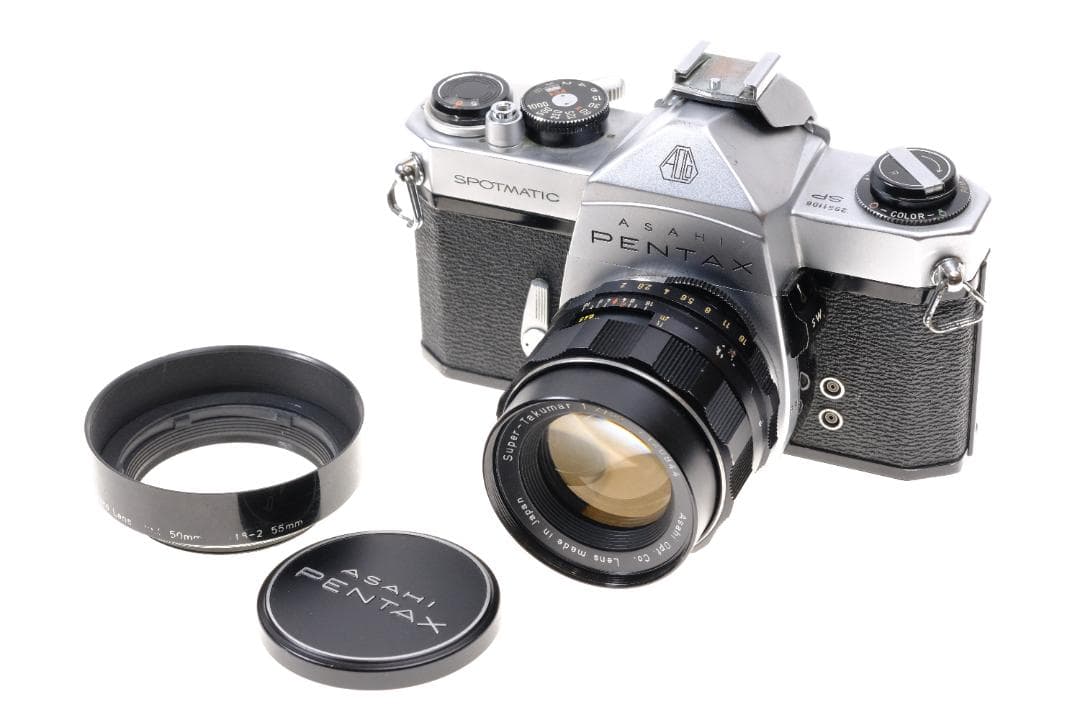 PENTAX SP + 55mm f/2 【露出計動作・モルト交換済】
