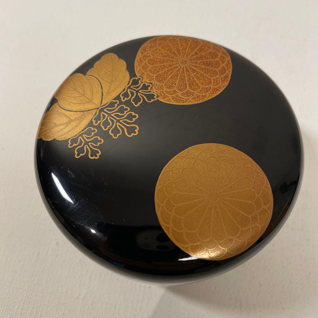 佐々木宗章作　高台寺絵巻　平棗　茶道具