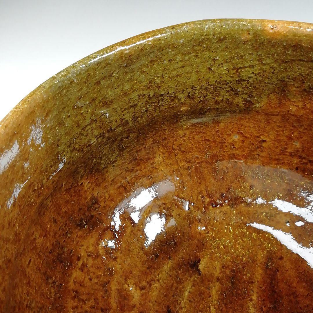 Ｗ２６６　茶碗　『大樋焼』『松雲窯　泉喜仙 造』　共箱　抹茶碗　茶道具