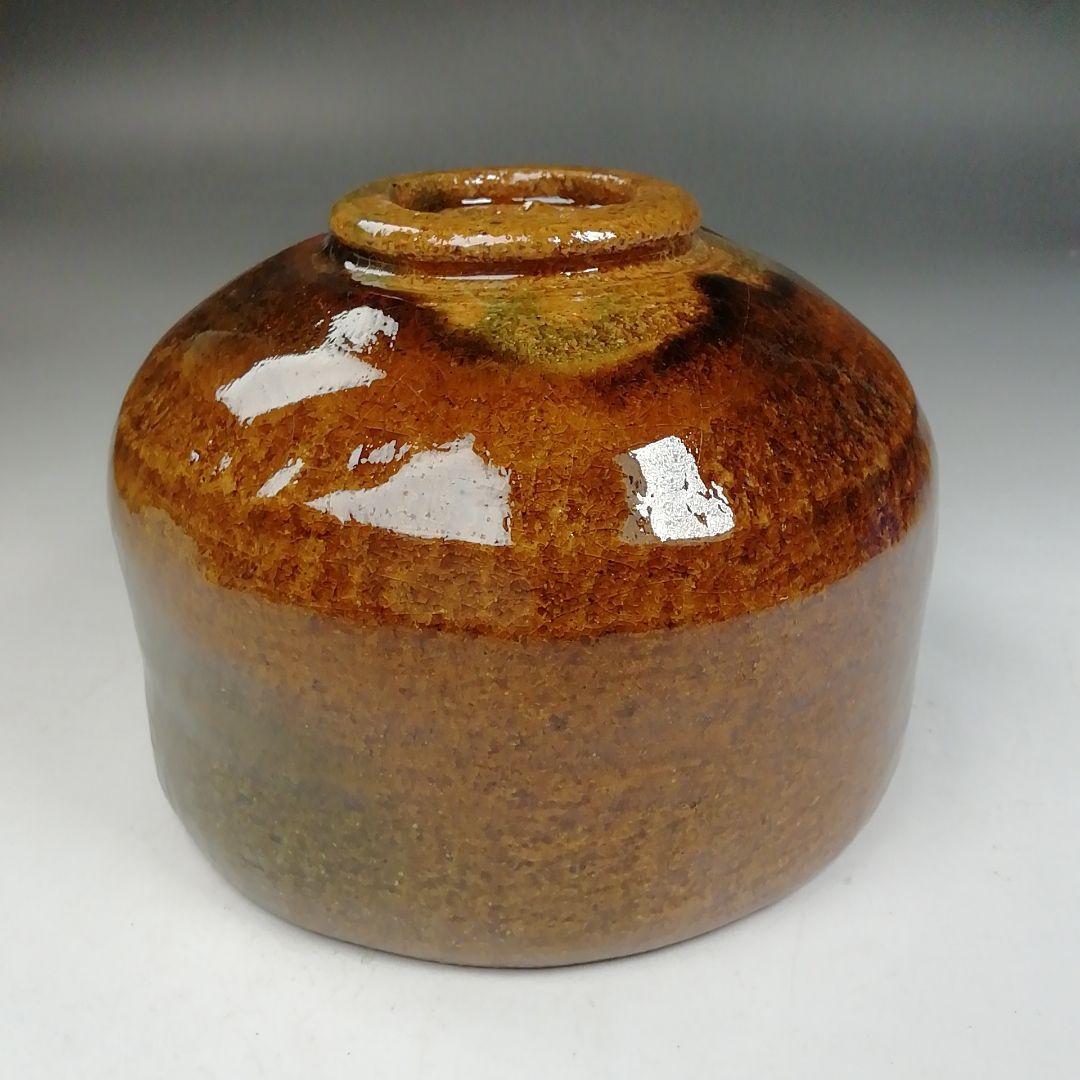 Ｗ２６６　茶碗　『大樋焼』『松雲窯　泉喜仙 造』　共箱　抹茶碗　茶道具