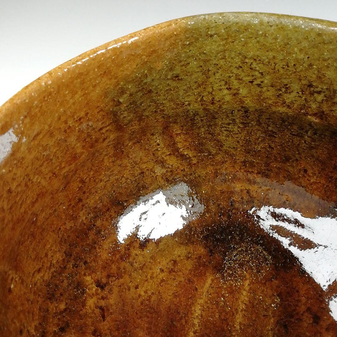 Ｗ２６６　茶碗　『大樋焼』『松雲窯　泉喜仙 造』　共箱　抹茶碗　茶道具