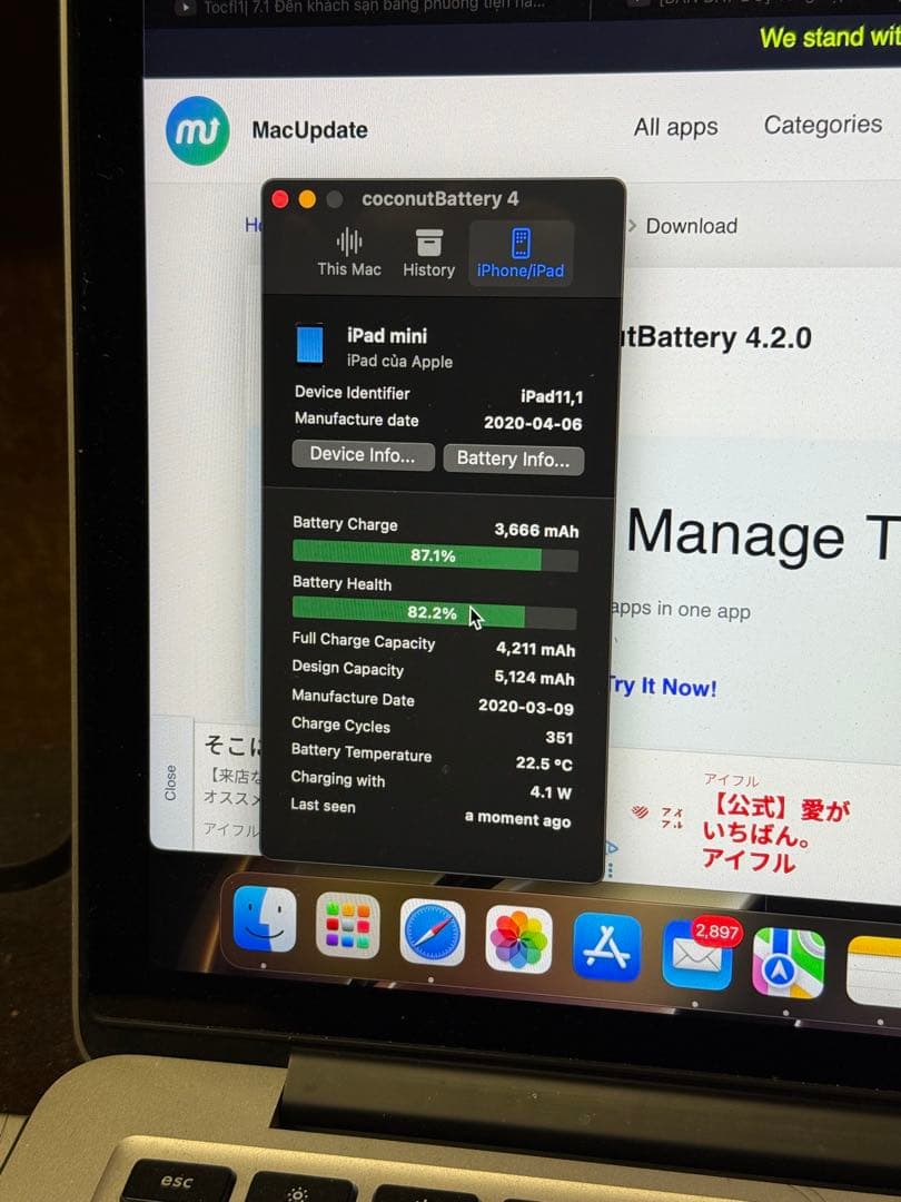 美品Apple IPAD MINI 5 64GB ゴールド 美品