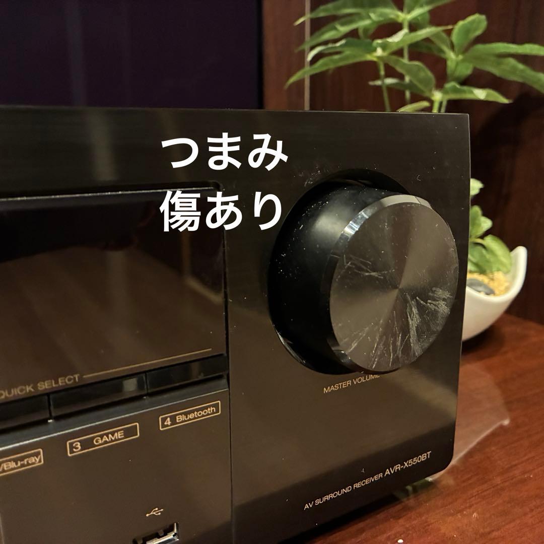 DENON 5.2ch AVアンプ AVR-X550BT【動作確認済】