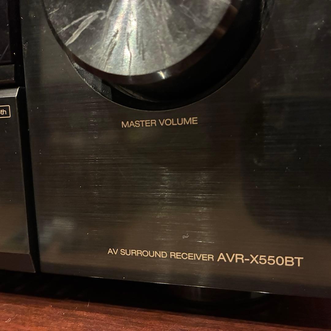 DENON 5.2ch AVアンプ AVR-X550BT【動作確認済】