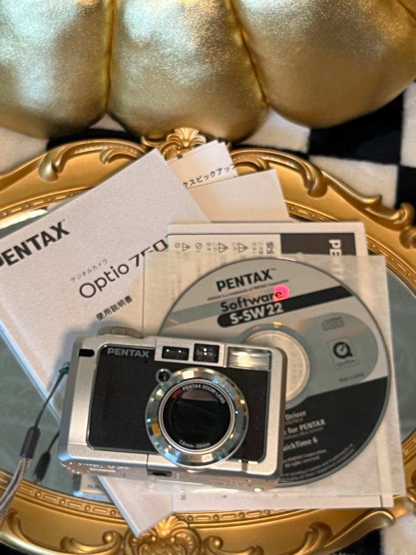 PENTAX Optio 750Z 付属品完備 バッテリー2個 バリアングル液晶