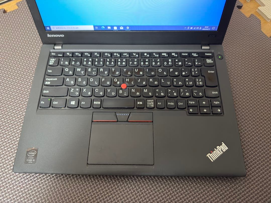 Windowsノート本体 ThinkPad X250 i5-5300U/4GB/128GB SSD