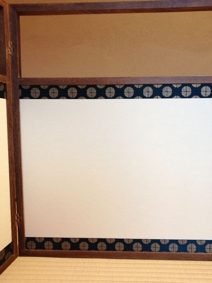 【茶道具】唐松丸紋あじろ風炉先　風炉先屏風　風炉先213