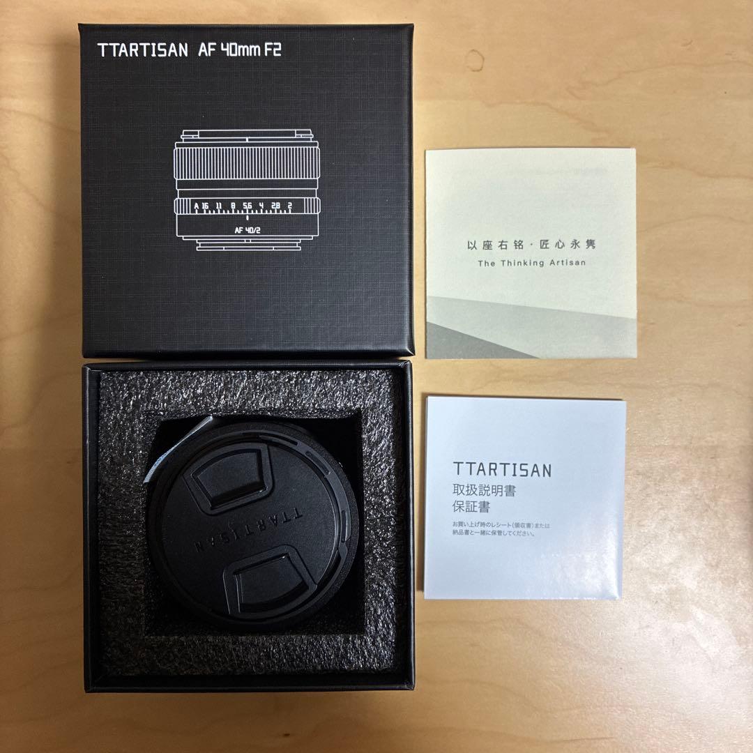 TTArtisan 40mm F2 単焦点レンズ Eマウント