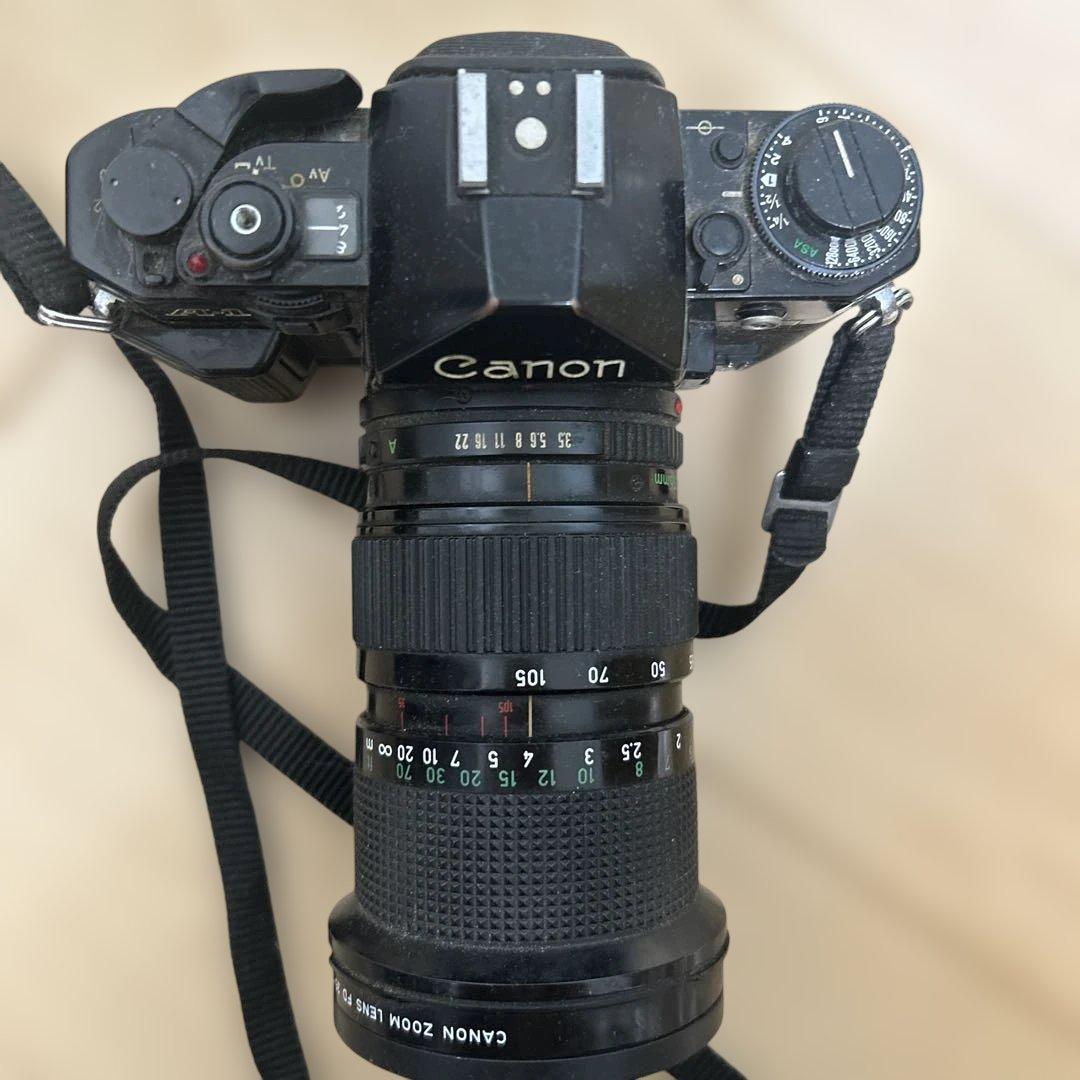 Canon A-1 フィルムカメラ 35-105mmレンズ付き