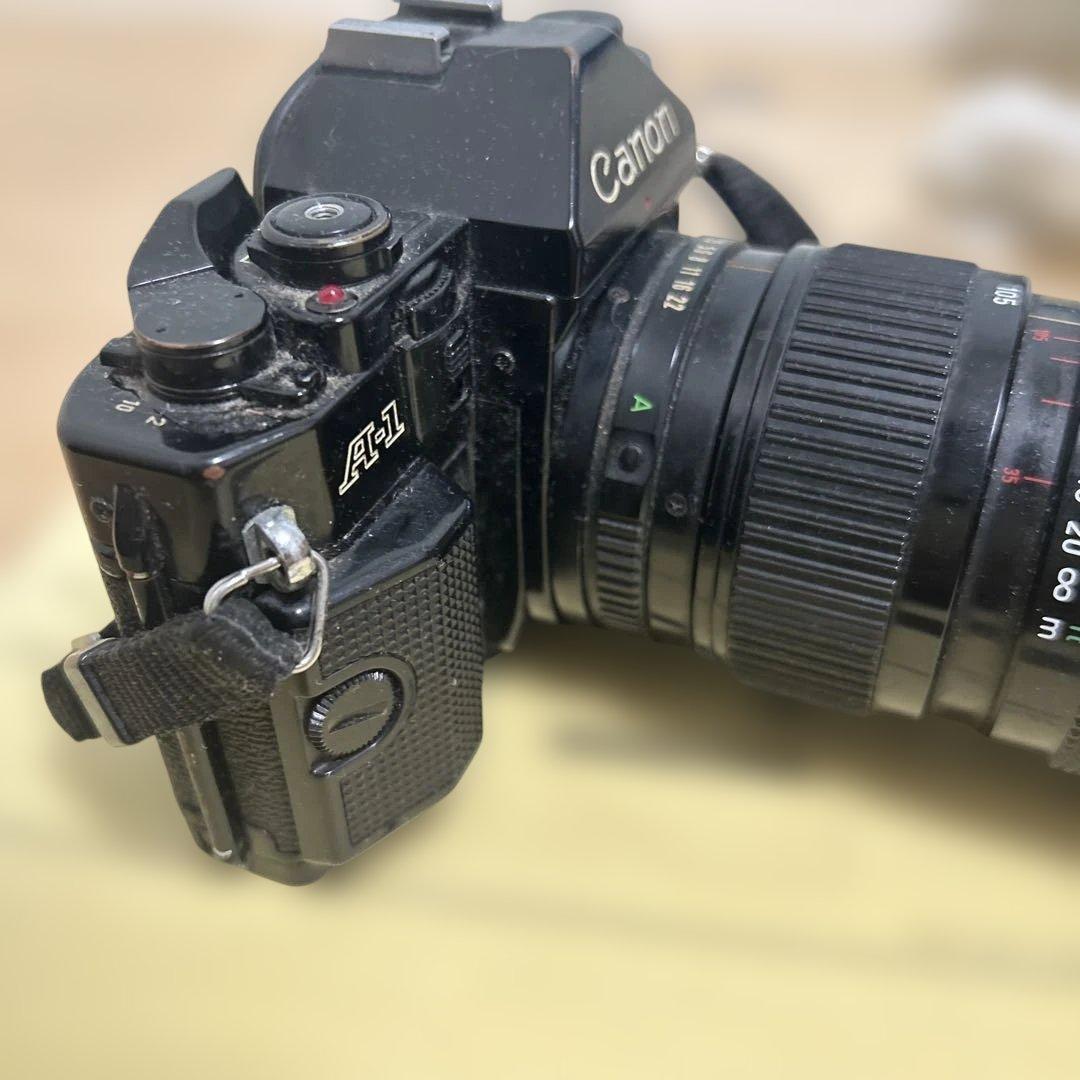 Canon A-1 フィルムカメラ 35-105mmレンズ付き