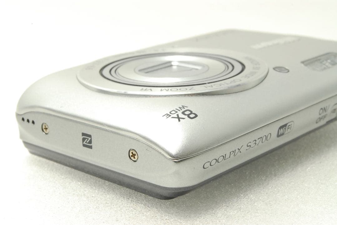 Nikon COOLPIX S3700❤️スマホ転送 動作確認済 シルバー ニコン
