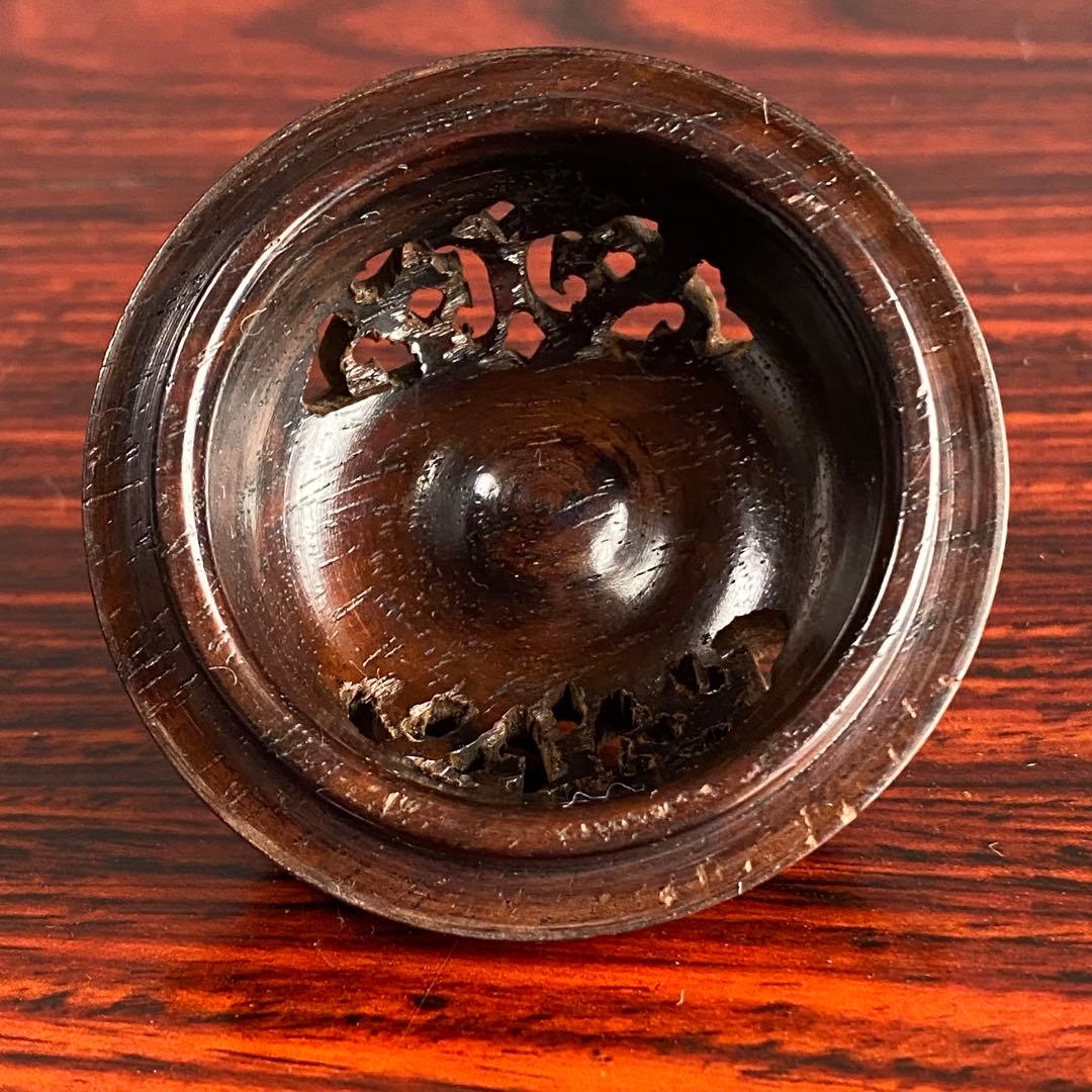 白磁青花香爐　李朝初期　香炉　李朝染付　山水画　床飾　置物インテリア