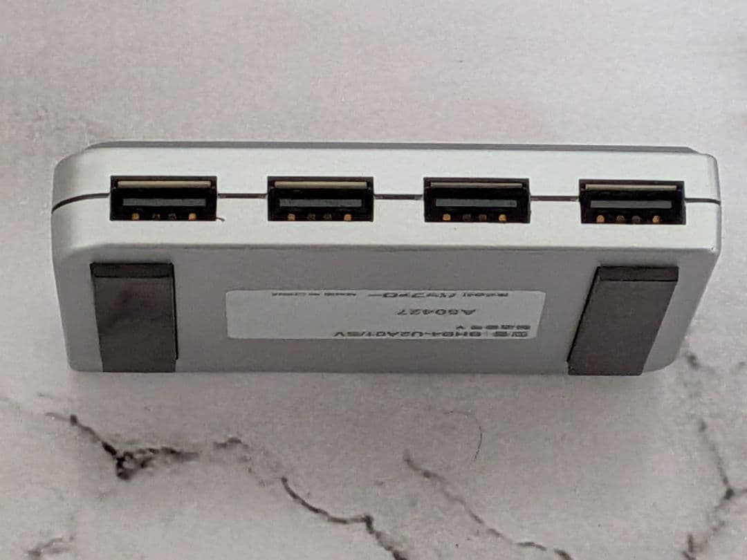 BUFFALO 4ポート USB 2.0ハブ BHB4U2A01/SV