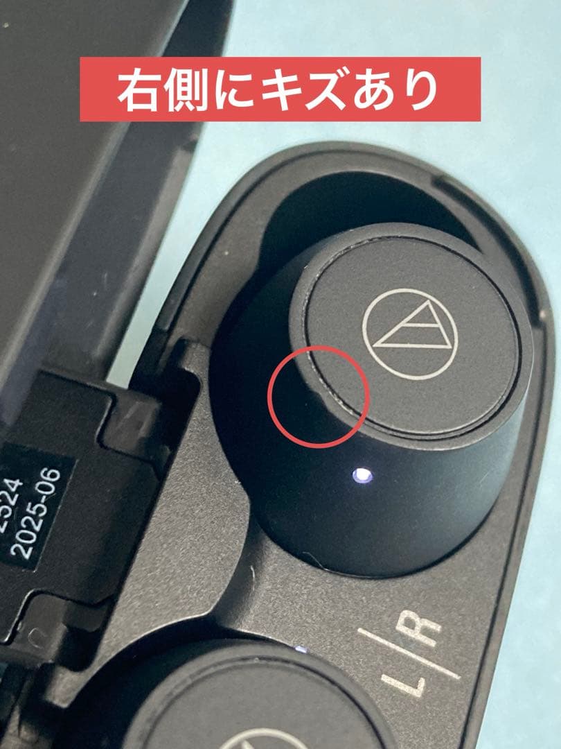 オーディオテクニカ　ATH-CKS30TW+　ワイヤレスイヤホン　マットブラック