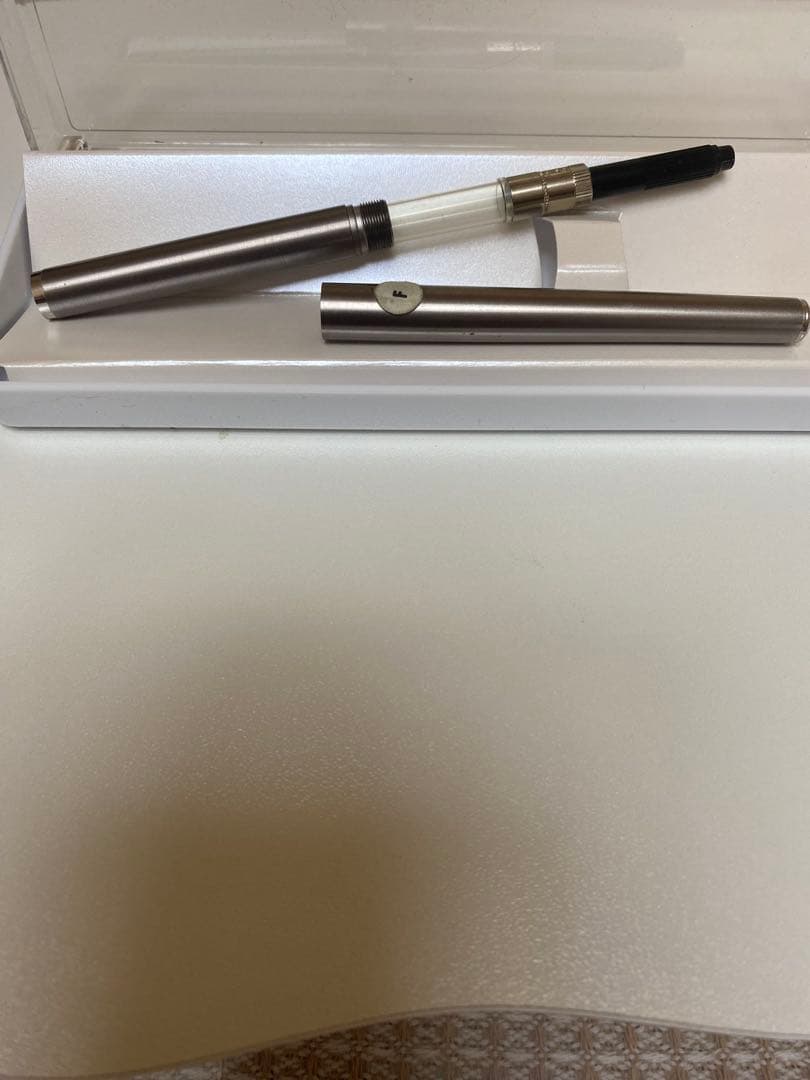 お値引きMONTBLANC モンブラン GERMANY万年筆 ノブレス シルバー