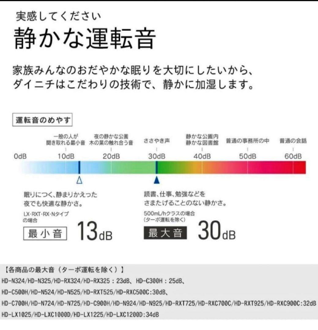 【美品】2025年製 ダイニチ ハイブリッド加湿器 HD-C300H-W