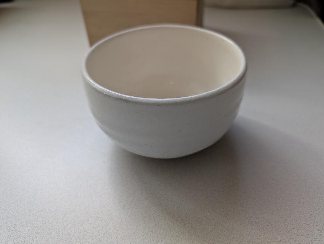 赤津焼 茶碗 谷口祥八 作 共箱 栞付き 抹茶碗 茶道具