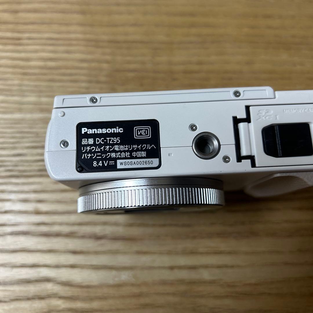 Panasonic DC-TZ95 ホワイト デジタルカメラ