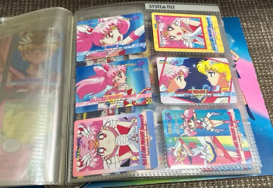 セーラームーンＳＳカード　94枚セット　ファイル付き