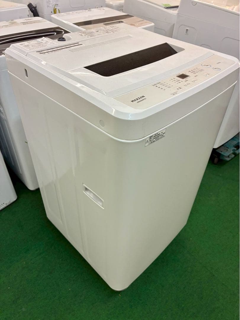 【高年式】2021年式 6kg MAXZEN 洗濯機 JW60WP01