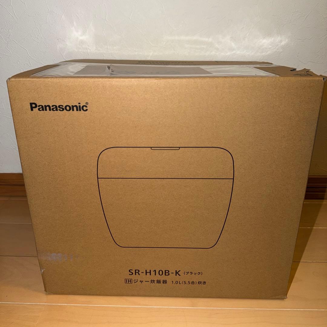新品　パナソニック IH炊飯器 5.5合炊き ブラック SR-H10B-K
