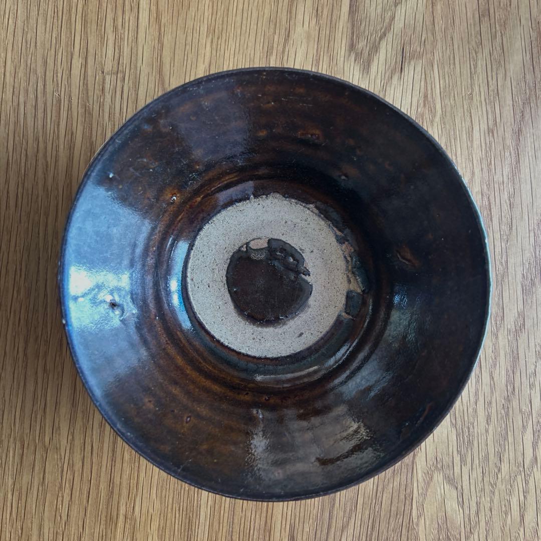 中国骨董　茶色の器　鉢