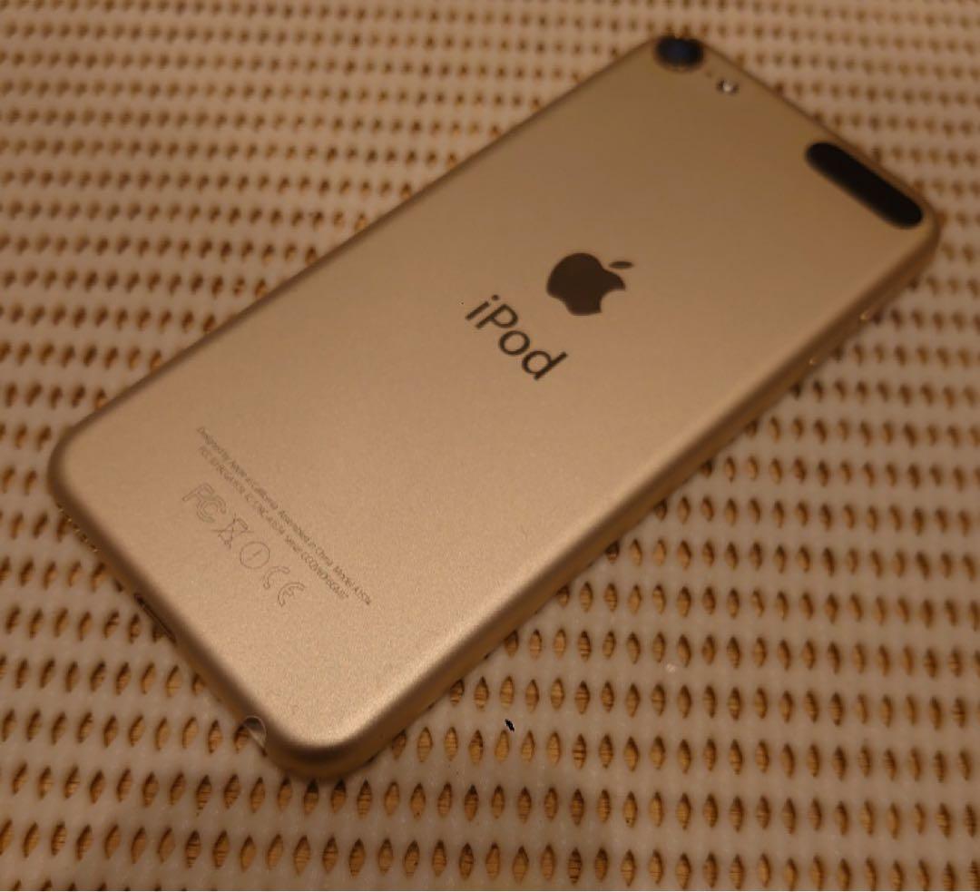 完動品iPod touch(第6世代)本体128GBゴールド送料込6GM17