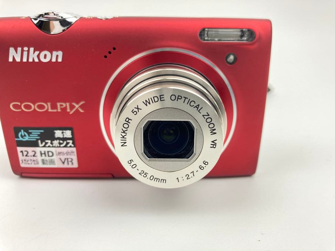 【極美品】Nikon COOLPIX S5100 クリアレッド コンデジ