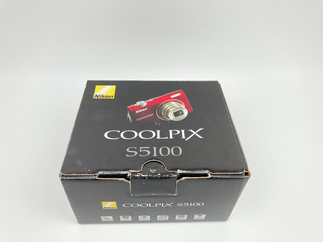 【極美品】Nikon COOLPIX S5100 クリアレッド コンデジ