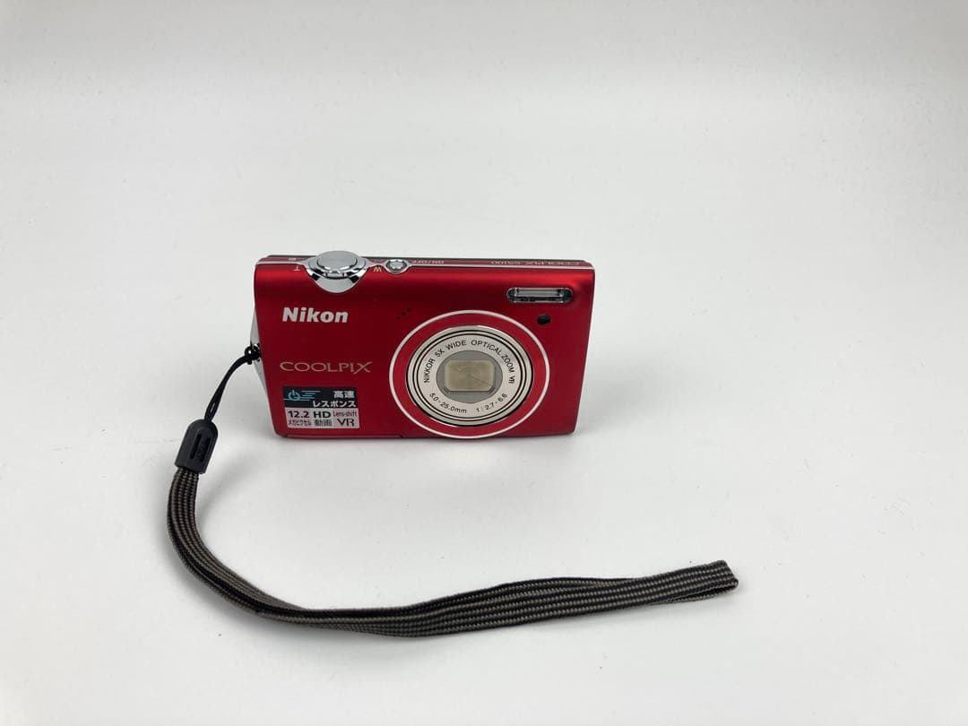 【極美品】Nikon COOLPIX S5100 クリアレッド コンデジ