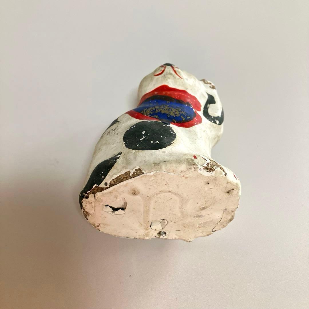 郷土玩具　古作　埼玉　鴻巣　練り人形　招き猫　まねき猫　民芸　縁起物　ハート模様