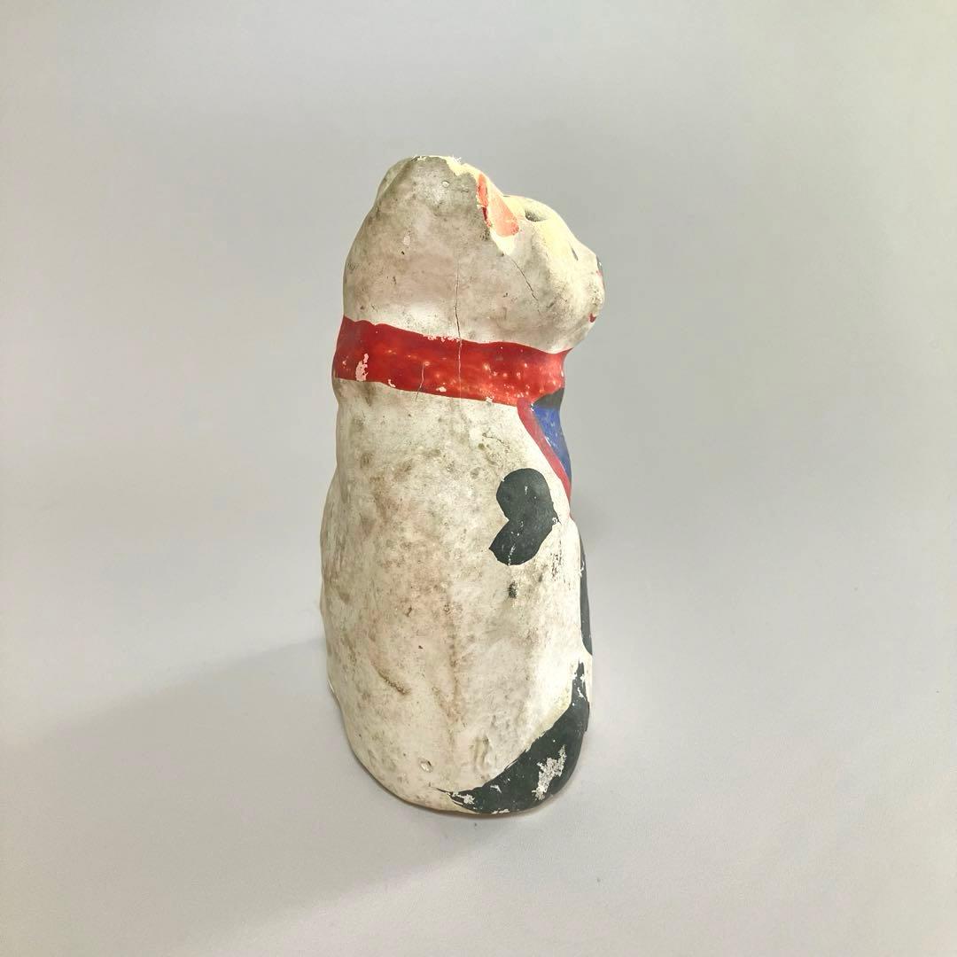 郷土玩具　古作　埼玉　鴻巣　練り人形　招き猫　まねき猫　民芸　縁起物　ハート模様