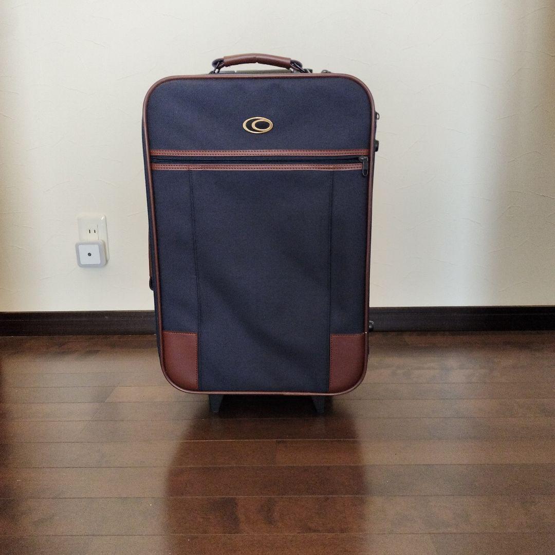 ネイビー キャリーカート 旅行かばん